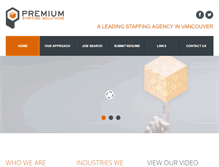 Tablet Screenshot of premiumsolutions.ca